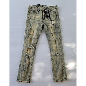 Retro Stitch Men's  Jeans Color: Vintage Size: 34X30